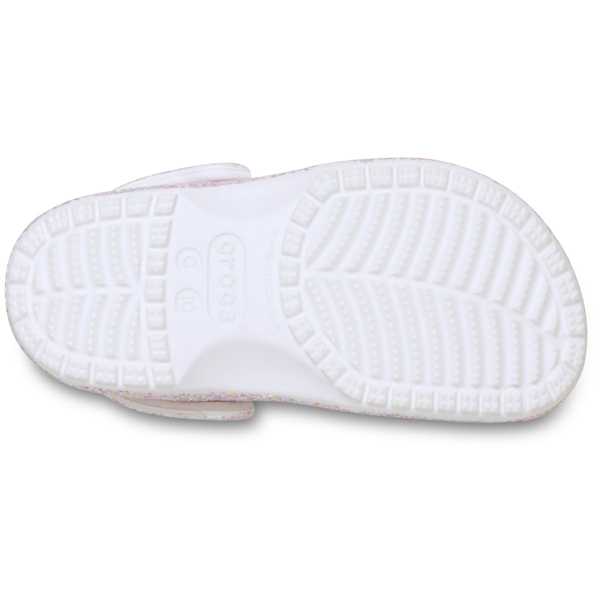 Classic Fantasy Glitter Clog T - Beyaz