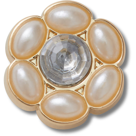 Tiny Silver and Pearl Flower - UNIQUE