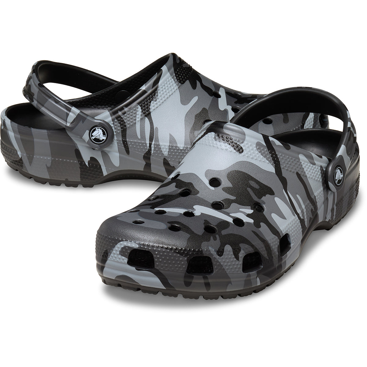 Classic Camouflage Clog - Siyah/Arduvaz Gri
