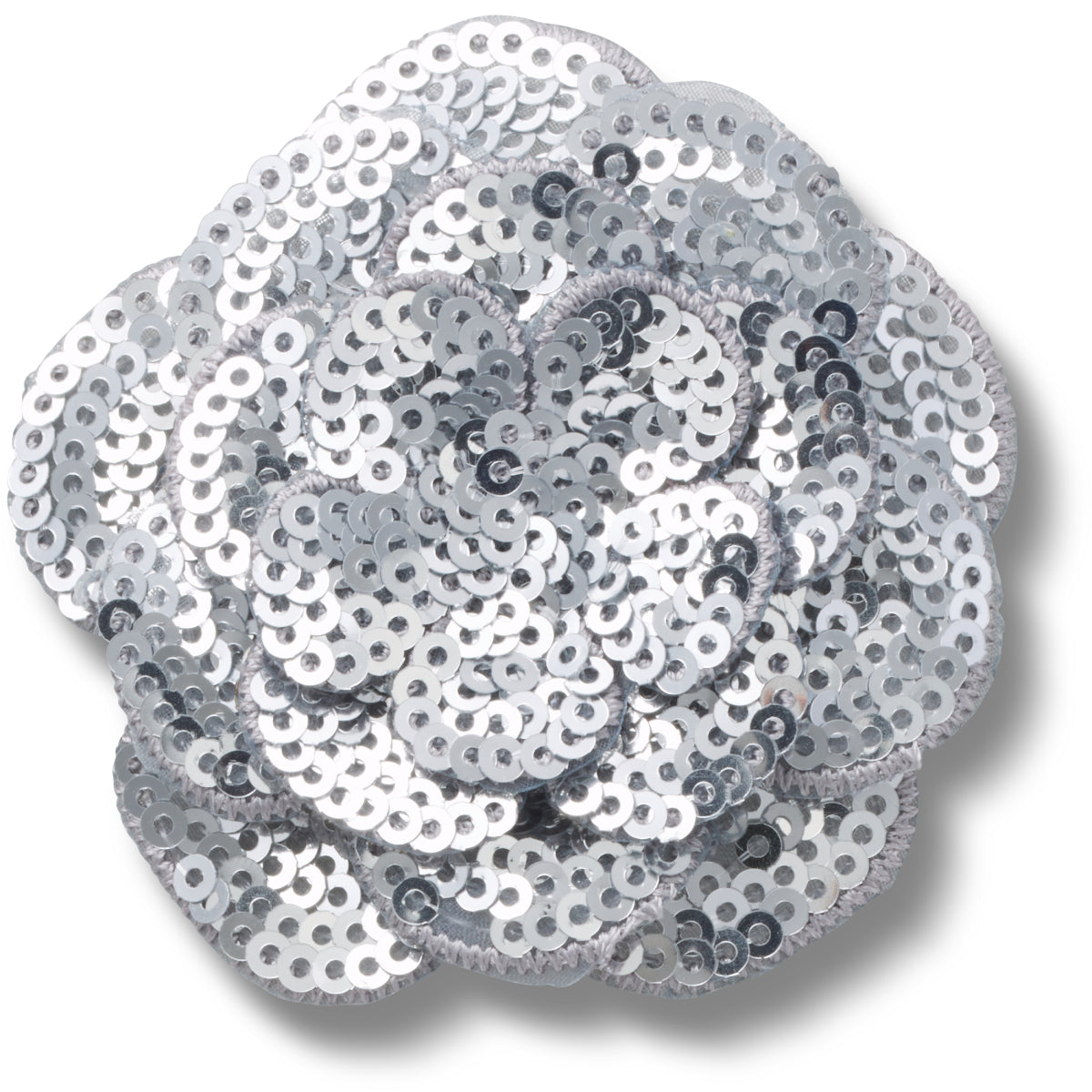 Silver Sequin Flower - UNIQUE