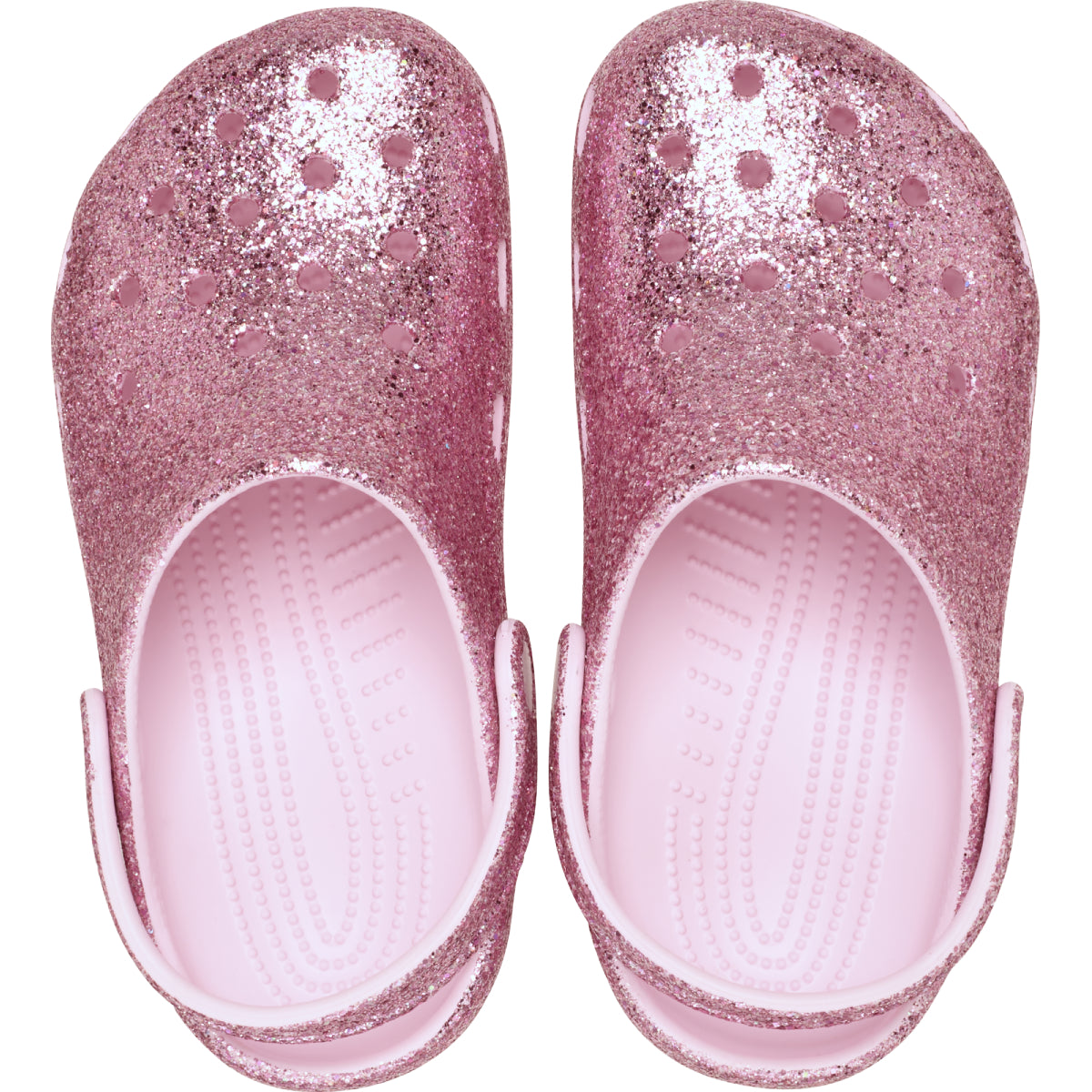 Classic Chunky Glitter Clog K - Pembe Süt