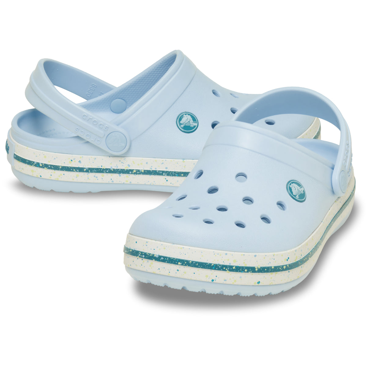Crocband Speckled Band Clog K - Mavi Buzlu