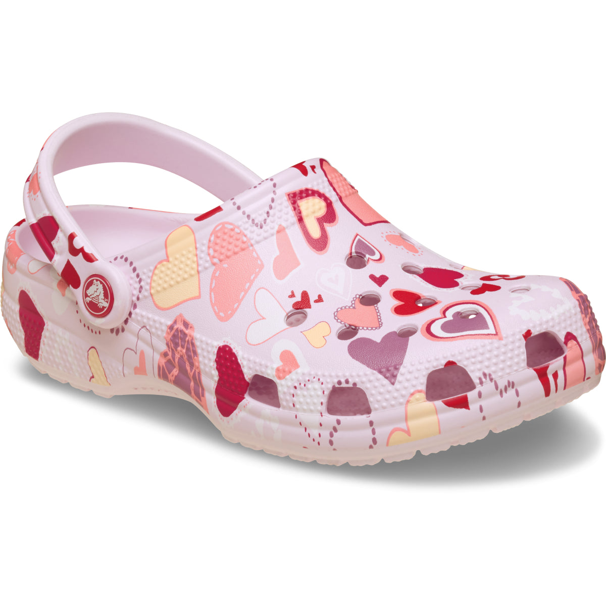 Classic VDay Clog T - Pink Milk/Hearts