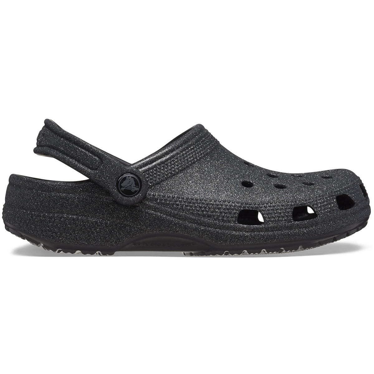 Classic Glitter Clog - Black Glitter