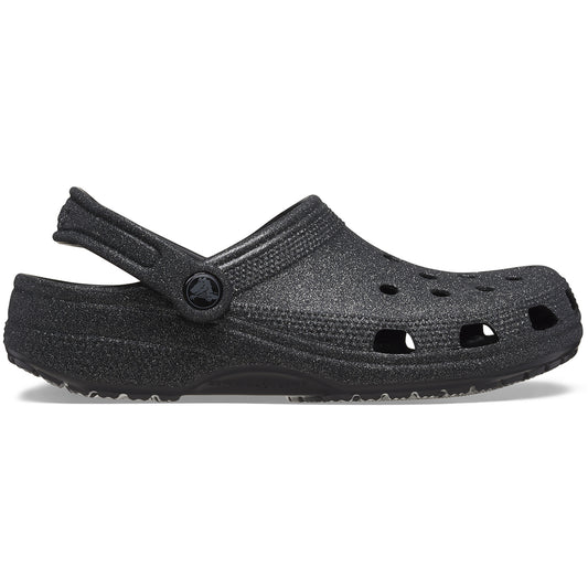 Classic Glitter Clog - Black Glitter
