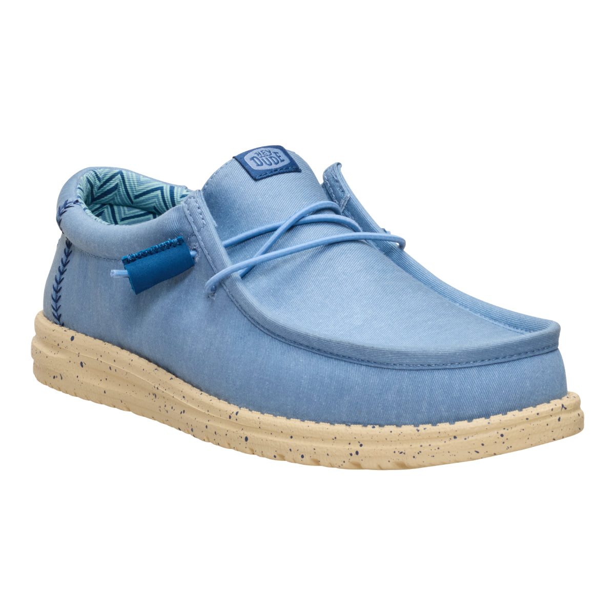 Wally Stretch Canvas - Faded Denim/Boulder Tan