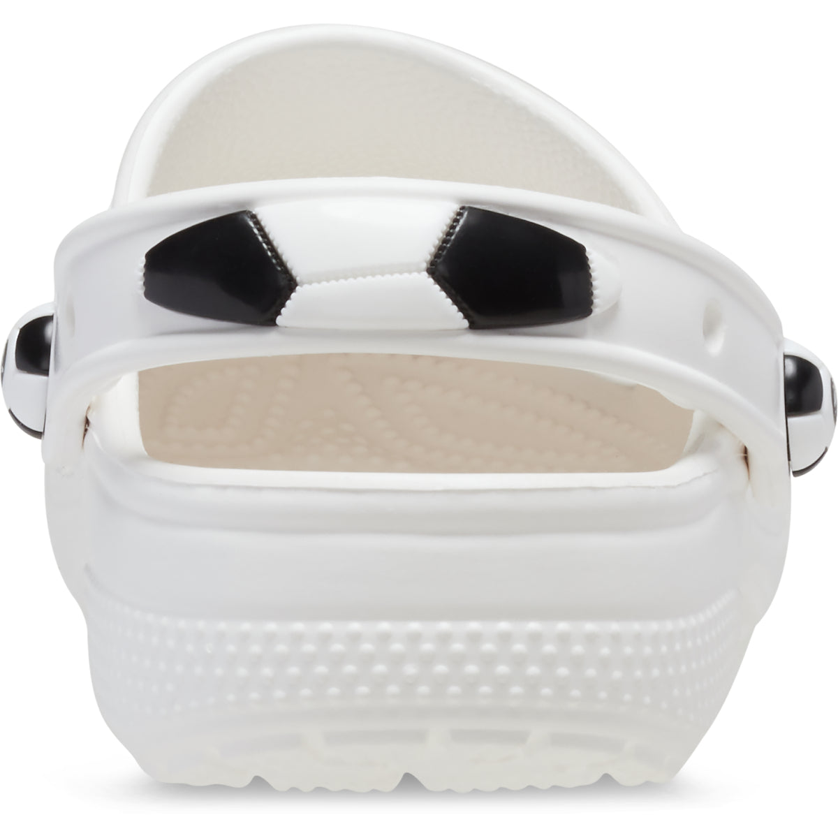Classic Soccer Ball Clog K - White/Black