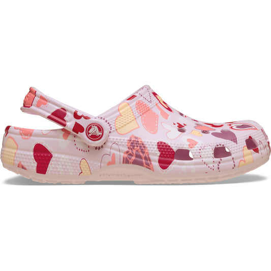 Classic VDay Clog T - Pink Milk/Hearts