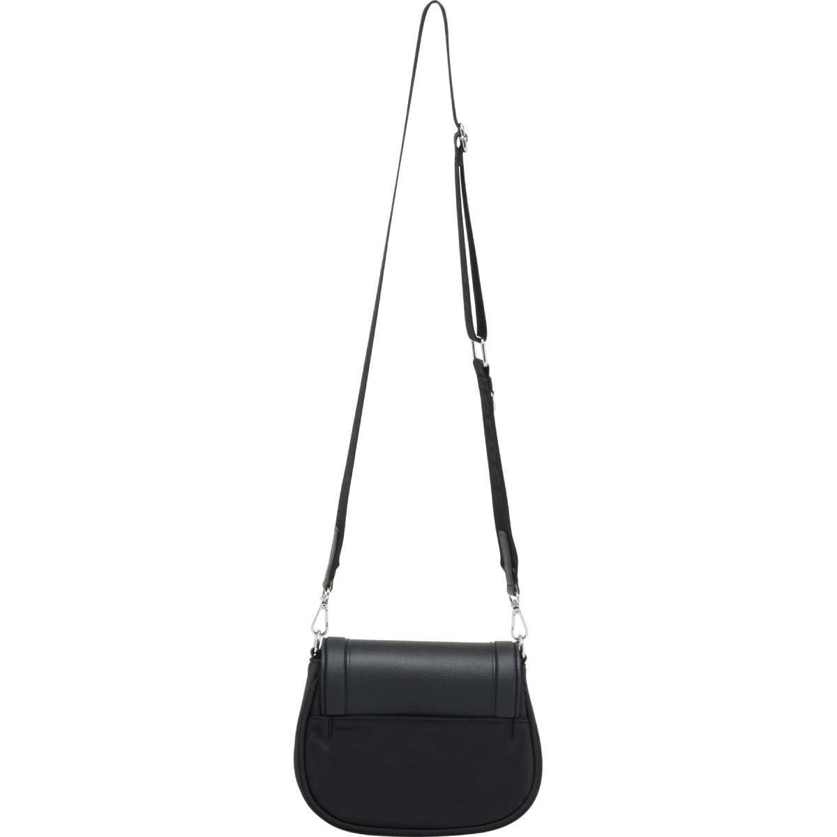 CROSSBODY WITH EVA FRONT FLAP - BLACK