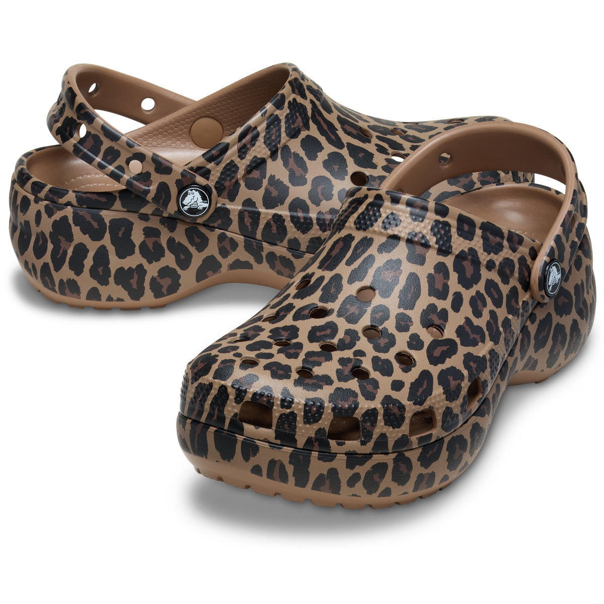 Cls Platform Animal Clog - Sepia/Leopard