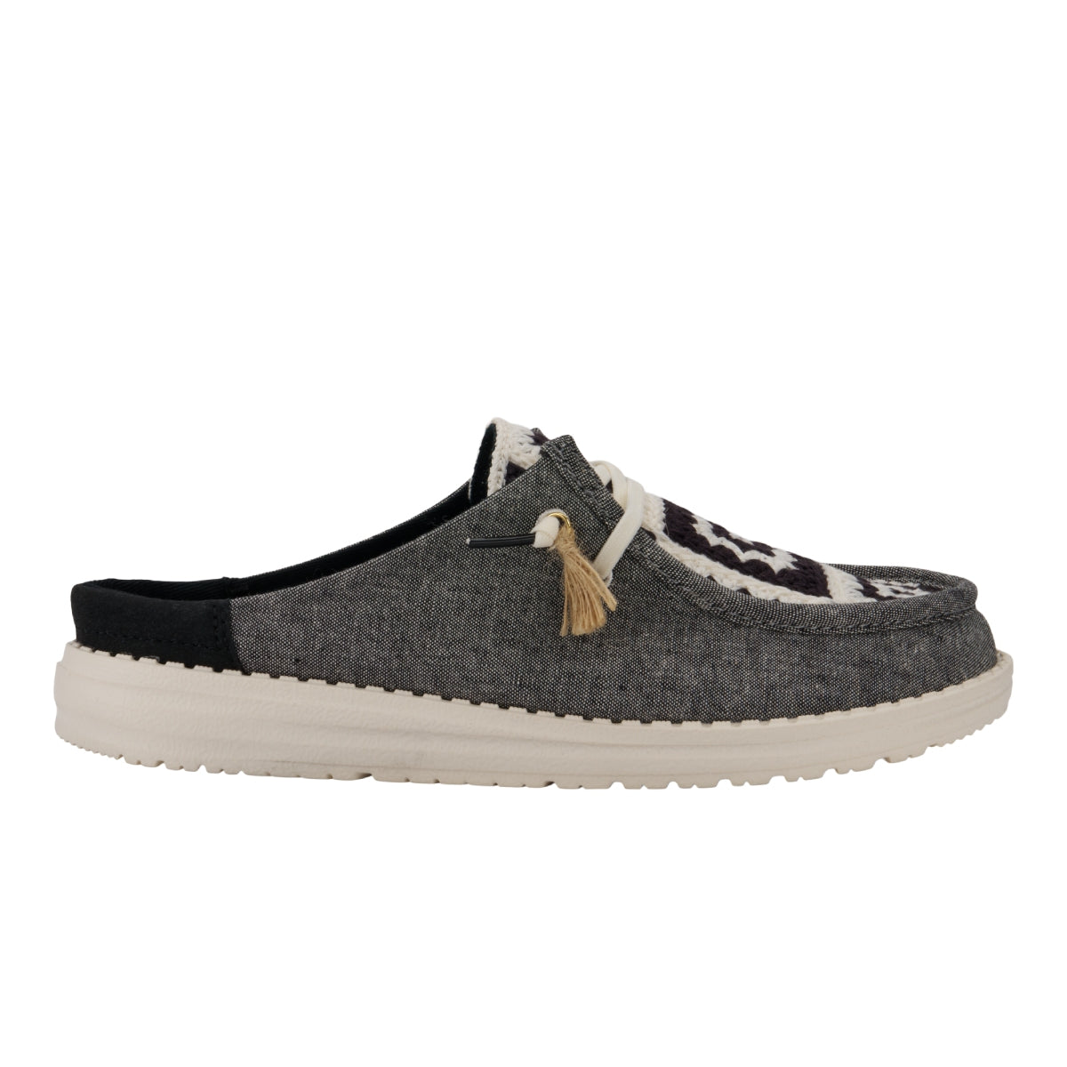 Wendy Slip Cottage Crochet - Black/Multi