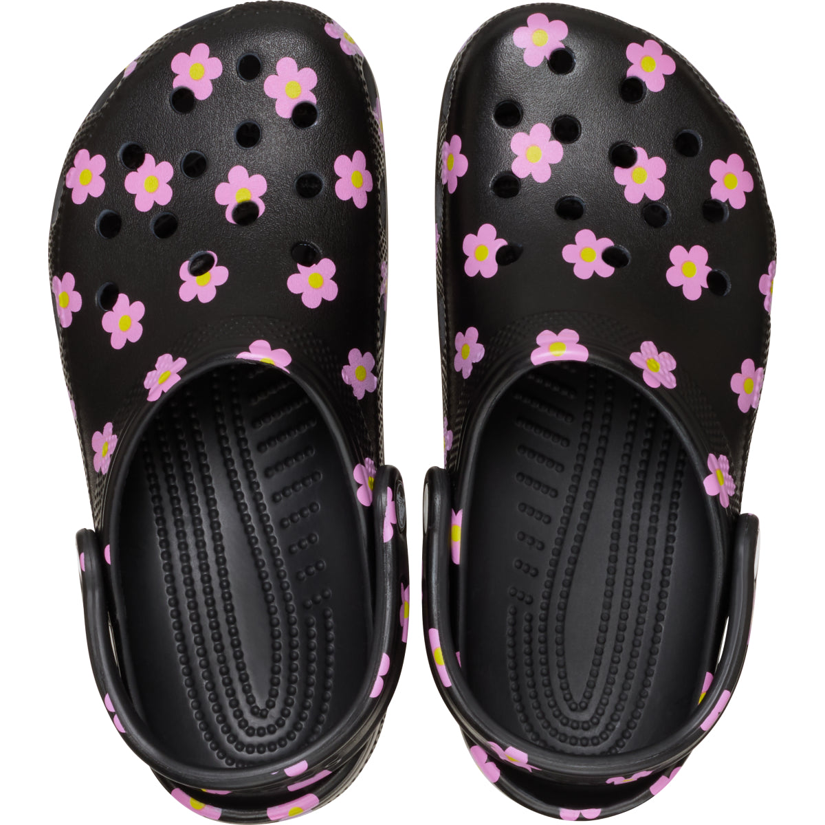 Classic Flower Clog - Siyah